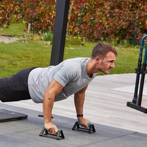 Push Up Handle - Pushup Stands, Strength Training, H Shape Push Up Bars | 7.4 Inch, Non-Slip Handles For Safe Workouts, Ergonomic Floor Grips Arm & Chest Press, Home Gym Exercise Equipment, 2*PCs