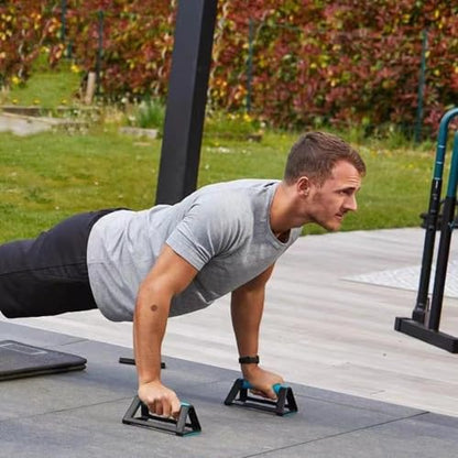 Push Up Handle - Pushup Stands, Strength Training, H Shape Push Up Bars | 7.4 Inch, Non-Slip Handles For Safe Workouts, Ergonomic Floor Grips Arm & Chest Press, Home Gym Exercise Equipment, 2*PCs