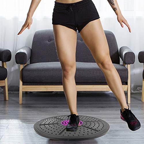 Wobble Balance Board Fitness Body Balance Board Non-Slip Round Wobble Board with Maze Yoga Pilates Workout Wobble Board for Core Strength, Rehabilitation, Stability and Coordination, 14.2inch
