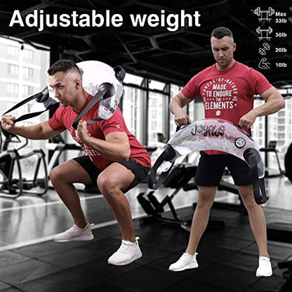 Aqua Bag Workout, Adjustable Training Bag and Power Bag with Water, Core and Balance Trainer, Portable Stability Fitness &Full Body Exercise Equipment for Weight
