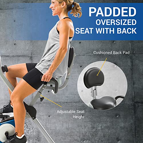 XTERRA Fitness Folding Exercise Bike, 225 LB Weight Capacity - style: FB350