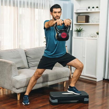 BalanceFrom Kettlebell Sets 30lbs, 45lbs, 50lbs, 75lbs 3 or 4 Piece Strength Training Kettlebells Weight Set, Multiple Sizes - style: 50 lbs Set