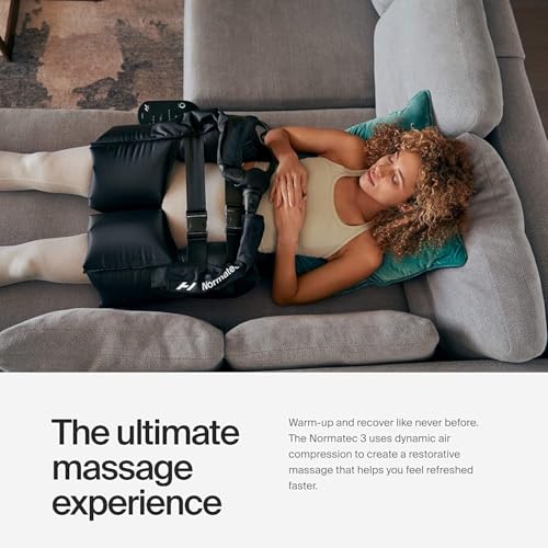 Hyperice Normatec 3 - Recovery System with Patented Dynamic Compression Massage Technology (Normatec 3 Full Body (Standard Legs + Hips + Arms)