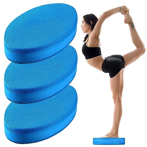 3 Pcs Foam Pad Balance Mat Pad Soft Yoga Stability Trainer mat for Physical Therapy Rehabilitation Core Strength Training Device for Women Men