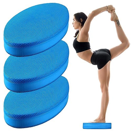 3 Pcs Foam Pad Balance Mat Pad Soft Yoga Stability Trainer mat for Physical Therapy Rehabilitation Core Strength Training Device for Women Men