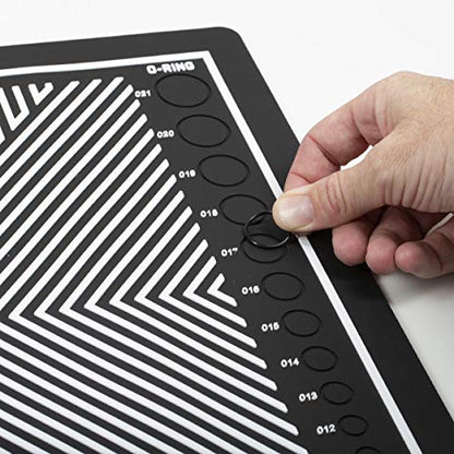 HK Army MAGMAT Magnetic Paintball Tech Mat - color: Black/White