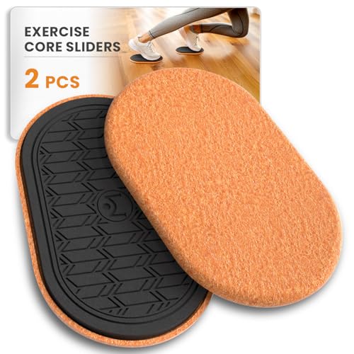 Sliders for Working Out, Floor Sliders for Exercise, Sliding Discs for Hardwood Floors – Core and Strength Training, Protects Floors, Ideal for Home Gym Fitness - size: 2PCS Oval