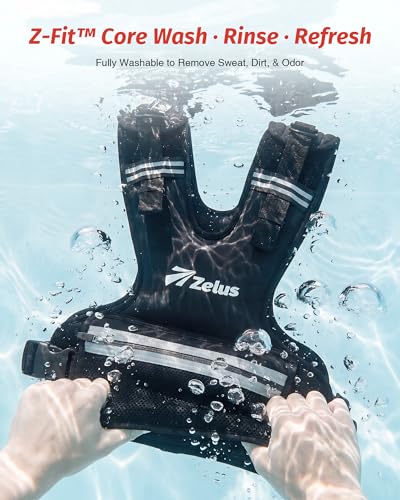 ZELUS Weighted Vest, Z-Fit Soft Iron Adjustable Weighted Vest for Women and Men, Ultra Thin Weight Vest for Home Gym Strength Training Weight Loss Workout, 08-14lb/11-20lb/20-32lb. - size: 09-15 lb.