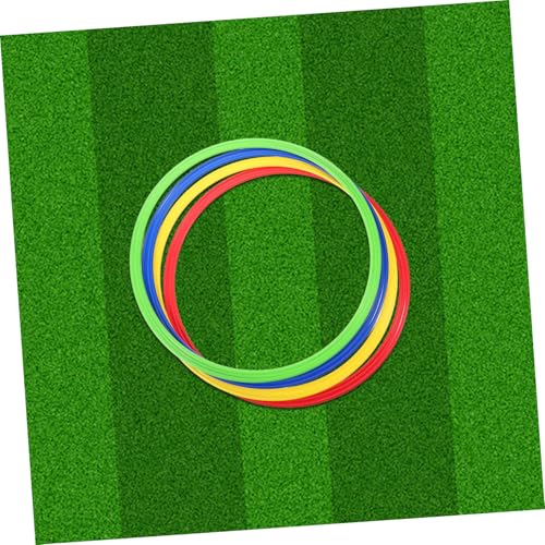 GALPADA 4pcs Soccer Agility Training Hoops Speed Agility Training Rings for Football Players Drills Coordination