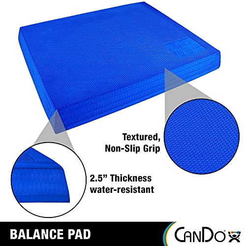 CanDo Balance Pad - Foam Stability Trainer for Balance, Stretching, Physical Therapy, Mobility, Rehabilitation and Core Strength Training