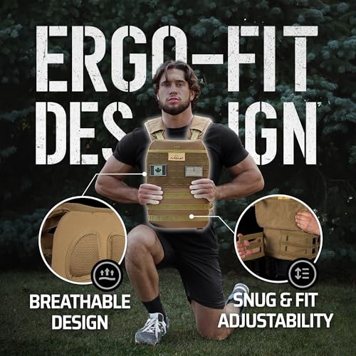 Amstaff Tactical Weighted Vest - Adjustable Weight Vests - Versatile Wearable Vest for Fitness Workouts, Strength and Endurance Training, Running - color: Green, style: 30 LB