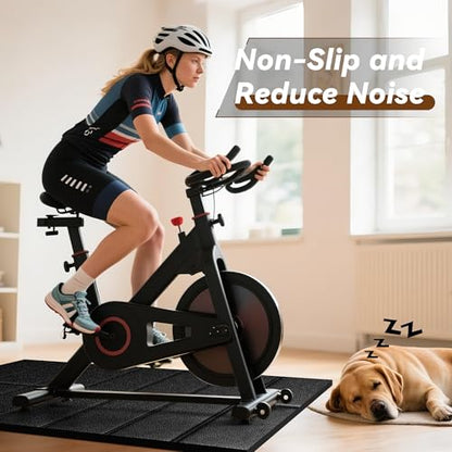 VTORY Walking Pad Mat for Carpet - 1/5" Thick Foldable Treadmill Mat - size: 55"L x 23.6"W x 0.2"Th