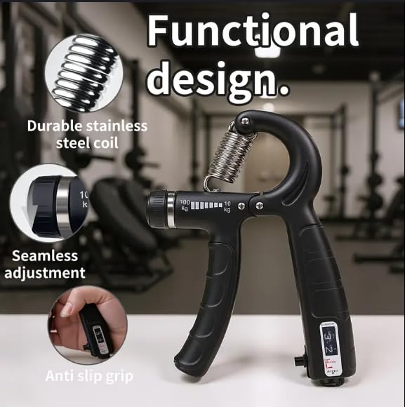 Twister Arm Trainer & Hand Grip Strengthener Set 6-in-1 - Adjustable Forearm Trainer, Chest Expander, Finger Exerciser - Upper Body Workout Equipment for Home Strength Training