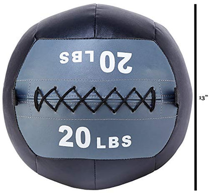 Fitvids Slam Medicine Wall Balls Workout Exercise Fitness Weighted Balls for Cross Training, Strength and Conditioning Exercises, Cardio and Core Workouts