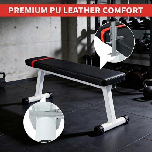 Adjustable Weight Bench, Foldable Flat Incline Decline Workout Bench & All-in-One Home Gym Training Station, Multi-Style & Weight Capacity Optional for Full Body Strength Training