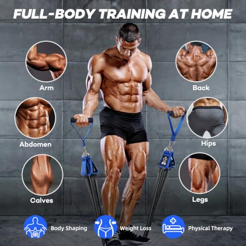 NITEEN 310lbs/390lbs Heavy Resistance Bands with Handles for Working Out - size: 390lbs