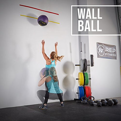 REP Weighted Slam Balls for Home Gym Fitness | 5-30 lb Soft Textured Medicine Ball Sizes | Heavy Sand-Filled Workout Weights for Strength, Core Training, Crossfit, Conditioning & Slam Ball Exercises - style: 12 lbs