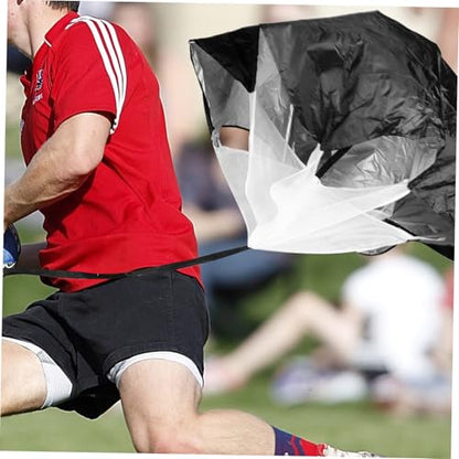 BESPORTBLE Training Resistance Parachute Lightweight Drag Parachute for Enhanced Athletic Performance for Stamina Building and Endurance Training Portable Design for Athletes The Go