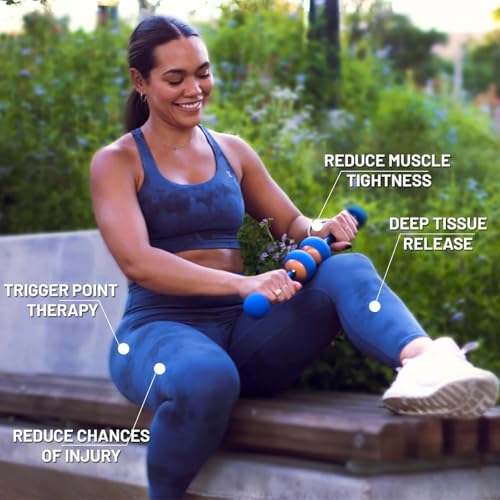 MOBO Deep Tissue Muscle Roller Stick for Back, Leg Recovery Massage Roller