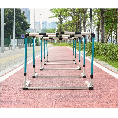 KEULEN Hurdle Set, Agility Training Hurdle Frame, Separate Design, 5 Levels of Height Adjustment, 180° Rotation, Foldable for Easy Storage, Sports Fitness Equipment | Football Training Equipment