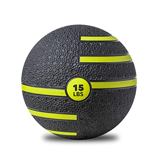 JFIT Dual Texture Medicine Ball – Weighted Exercise Ball for Strength, Core & Functional Fitness Training