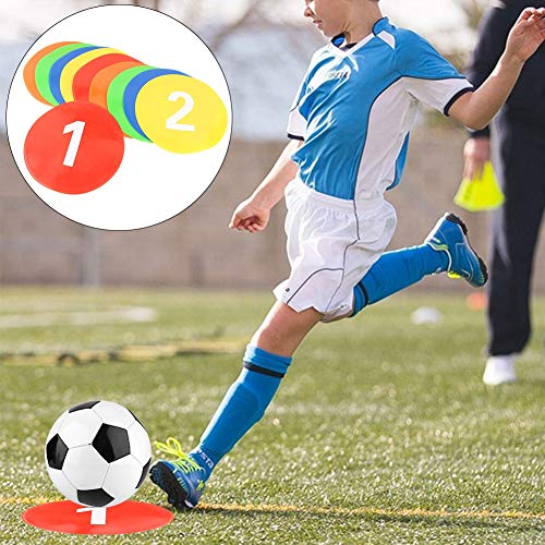 Flat Cones Spot Markers for Soccer, PVC Football Discs Signs, for Basketball Sports Speed Training