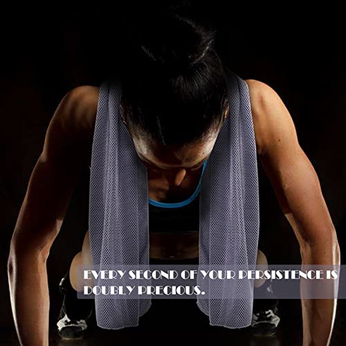 10 Pack Cooling Towels Bulk Microfiber Ice Towel Quick Dry Breathable Chilly Sweat Towel Stay Cool Towel for Neck Face Yoga Gym Workout Running Pilates Beach with Carabin Bag, 40x12'', Purple - color: Purple