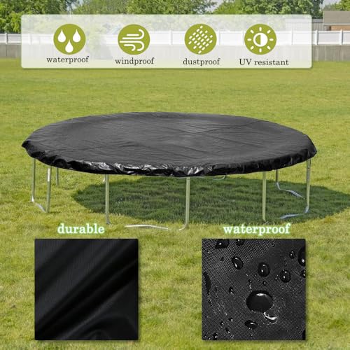 Mini Trampoline Cover 36 38 40 Inch Waterproof Round Trampoline Protective Cover for Fitness, Adults Toddler Indoor/Outdoor Garden Rebounder - Not Spring Cover - size: 36"D x 4.3"H