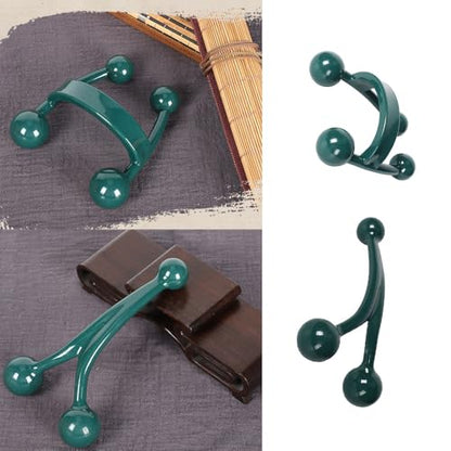 2 Pack Pressure Point Massage Tool Palm Massage Tool Multi Trigger Point Massager Handheld Back Massager for Upper Back Shoulder Blade Lower Back Knot Head Neck Stiffness Muscle Tension Relief