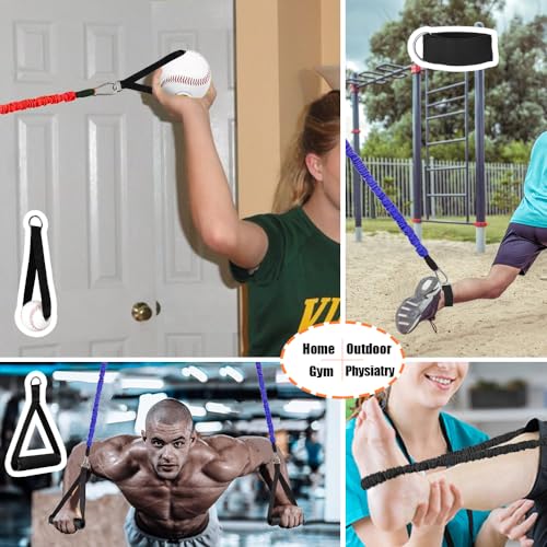 Baseball Resistance Trainer,Training Aid for Baseball Softball Pitchers,Interchangeable Grips to Build Arm Strength,Arm Bands for Baseball Players,Baseball Throwing Trainer,Great to Warm-Up