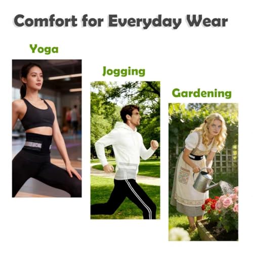 Lightweight Lower Back Brace for Women Men - Lumbar Support Belt Narrow Thin Discreet w/ Adjutable Dual Compression Alleviates Lower Back, Sciatic, Leg, Pelvic, Hip Pain/Good for Work Excercise - size: Medium