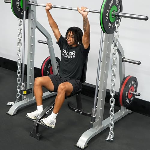 Valor Fitness Upright Stationary Weight Bench – Shoulder Press Bench for Strength Training, Arms, Biceps, Triceps, and Home Gym Workouts - color: DG-2K Black