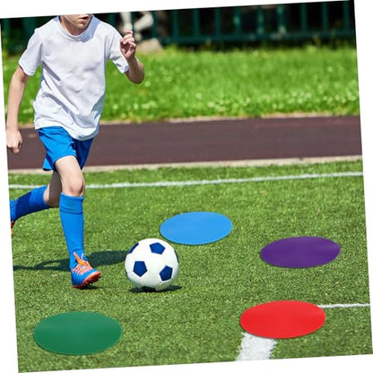 Holibanna 6Pcs Non Slip Floor Dots Agility Training Markers Spot Markers for Soccer Practice Gym Classroom Sports Activities