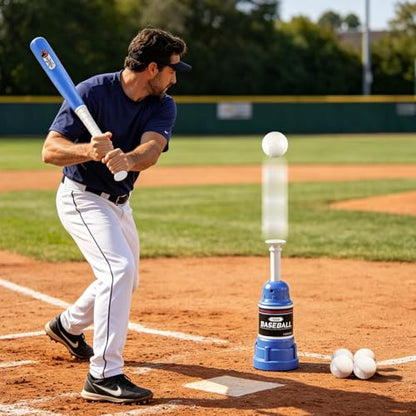 Tee Popper Baseball Training Equipment, Pop Up Baseball Trainer for Softball & Baseball Training, Baseball Popper Practice Tool, Baseball Gifts for Boys 8-12