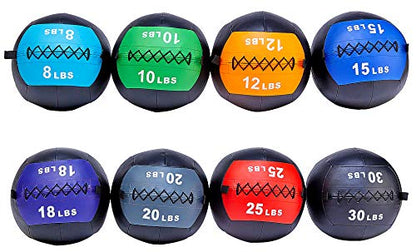 Fitvids Slam Medicine Wall Balls Workout Exercise Fitness Weighted Balls for Cross Training, Strength and Conditioning Exercises, Cardio and Core Workouts