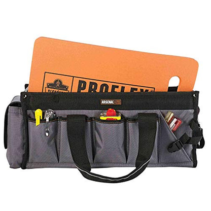 Ergodyne ProFlex 375 Kneeling Pad, Foam Knee Cushion, Water Resistant Kneeling Mat, 8" x 18" x 1,Orange, Compact