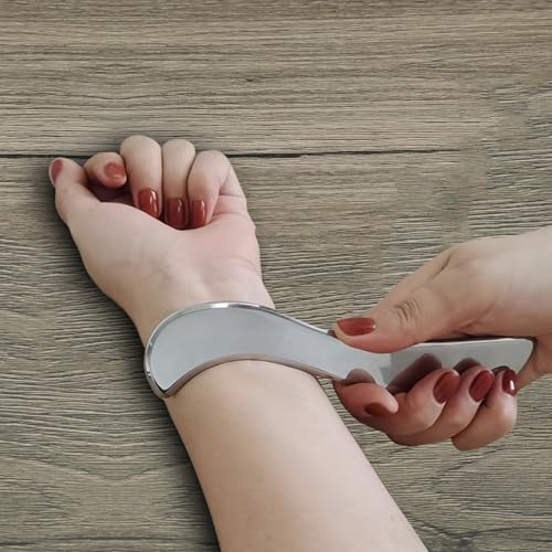 304Stainless Steel Gua Sha Muscle Scraper Scraping Massage Tool Kit,IASTM Tools, Great Soft Tissue Physical Therapy Used for Back, Legs, Arms,Neck (L-SD2B)