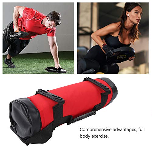 Weightlifting Sandbag, Workout Exercise Sandbags, Gym Fitness Equipment with High Elastic Handle, Durable Oxford Cloth Cover for Strength Training, Core and Muscle Workouts