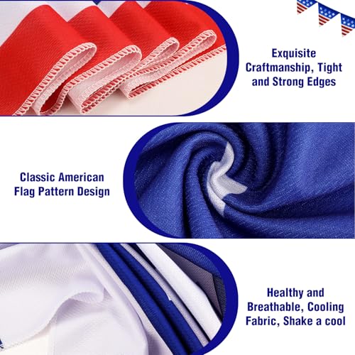 30 Pack Flag Day 250 Years Cooling Towels Bulk American Flag Chilly Towels for Neck Face 40 x 12 Inch Cool Breathable Soft Ice Cold Washcloth for Sports Running Gym Yoga Workout