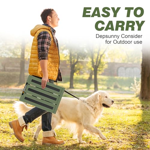Adjustable RV Step Stool, 3-Step Height Adjustment, Foldable Legs, Wide Anti-Slip Surface,Supports Up to 1,000 lb, Premium Aluminum Construction Easy to Carry (Army Green) - color: Army Green