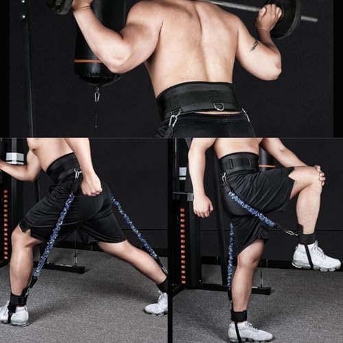 Vertical Jump Trainer, Ankle Resistance Bands Set Workout Equipment for Leaping Fitness Basketball Volleyball Football Tennis Jumping Strength Training Equipment