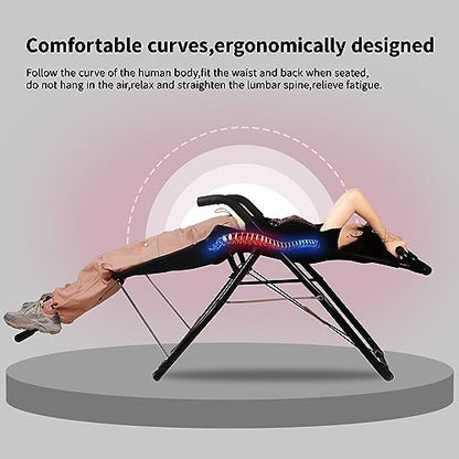 Abdominal Exerciser Chair for Home Gym, Ab Fitness Equipment with Full Body Building and Workout, for Sit Up, Inversion Training, Muscle Strengthening and Back Relief