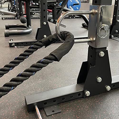 Heavy-Duty Battle Rope 1.5in x 40ft Conditioning Workout Tool for Cardio HIIT Cross Training
