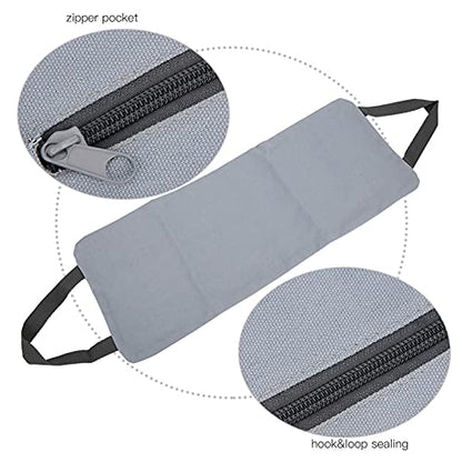Thin Arm Yoga Sandbag, Workout Freeweight Training Bag for Leg Slimming and Fitness, Adjustable Fill Weight Sandbag with Leakproof Inner Liner and Carry Handles for Home - color: Gray