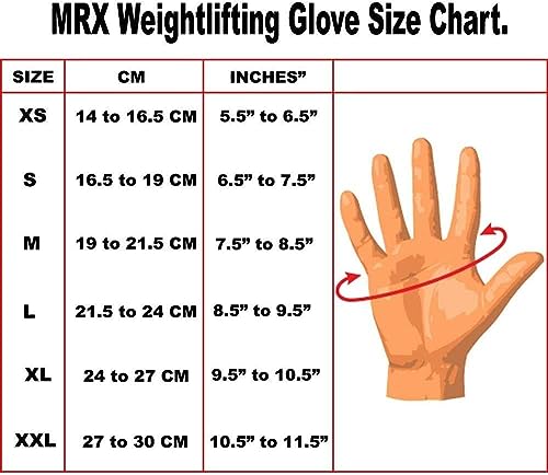 MRX Workout Gloves for Men and Women – Breathable, Snug-Fit Exercise Gloves for Weight Lifting, Cycling, Gym Training & Outdoor Activities