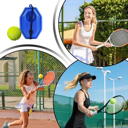 Tennis Trainer Rebound Ball - Solo Bounce Exercise Device for Balls | Tennis Practice Reaction Gear,for Beginners Adults Home Gym Backyard Indoor Outdoor Court Fielding