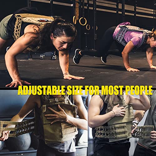 Weighted Vest For Men Workout Adjustable Strength Training Vests for Workouts Running Endurance Women Gym Fitness Weight Clothing