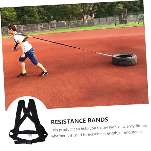 Abaodam Load-bearing Multifunctional Resistance Sled Pull Belt for Training Strap for Arms Legs and Chest Exercise Lightweight Outdoor Sports Equipment