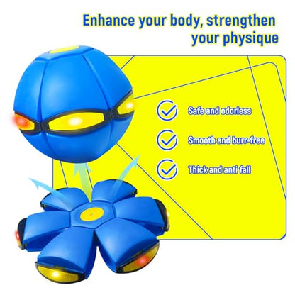 Magic Meta Ball, Magic Bouncing Ball, Two Modes to Switch Freely, Foldable, for Parent-Child Interaction, Indoor & Outdoor Use