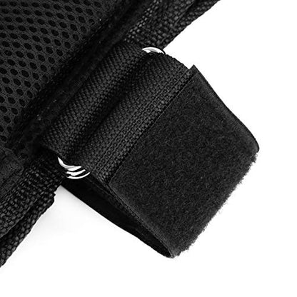 Qinlorgo 35kg Weighted Vest, Adjustable Sandbag Mesh Vest, Strength Training with 32 Pockets for Sand or Steel Bars, Ideal for Strength Training